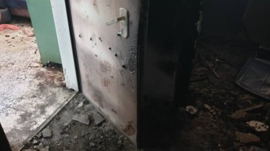 BE'ERI (BEERI), ISRAEL. 22 Ekim 2023. Hamas 'ın 7 Ekim' de İsrail 'in Gazze sınırındaki Be' eri kentine düzenlediği terörist saldırısından sonra. En az 1200 kişinin ölümüne yol açtı. Düzenleyici resim.