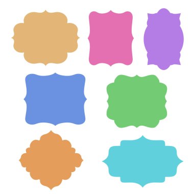 Basit vintage çerçeve koleksiyonu