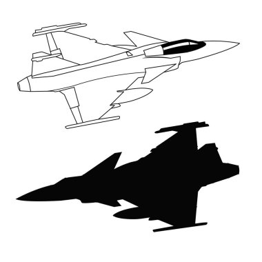 İsveçli jet savaşçısı, siyah beyaz gripen