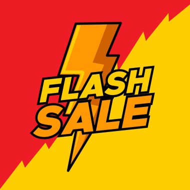 flash sale vektör tasarımı