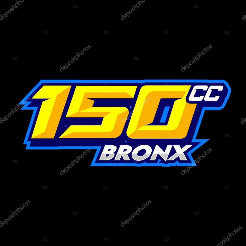 150cc race number logo template