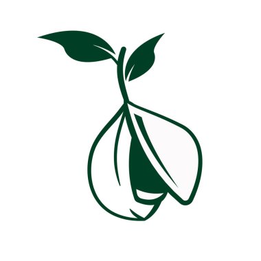 pala meyve simgesi logo vektör tasarımı