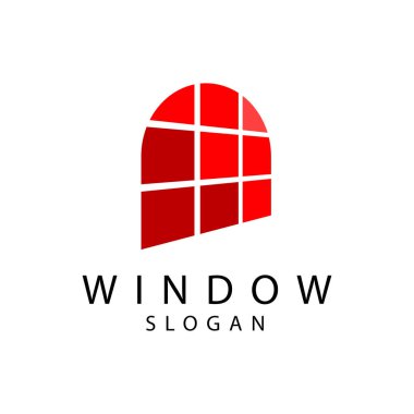 cam pencere logosu vektör tasarımı
