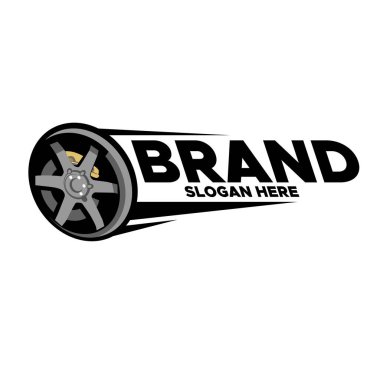 jant tekerleği logo şablonu