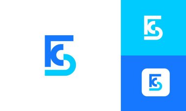 İsim İşletme veya Finans Şirketi logosu tasarımınız için ilk harf F S