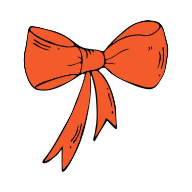 Pruvanın vektör renkli ana hatları. Doodle, el çizimi illüstrasyon. Tasarım ögesi, klip sanatı.