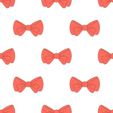 Beyaz arka planda kırmızı pruva ile kusursuz desen. Vektör illüstrasyonu.