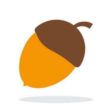 Gri gölgeli bir mısır. Sonbahar izole ikonu. Vektör.