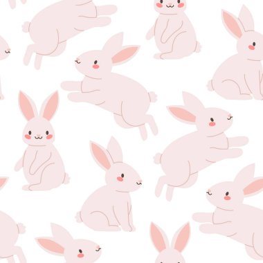 Tavşancıklarla vektörsüz desen