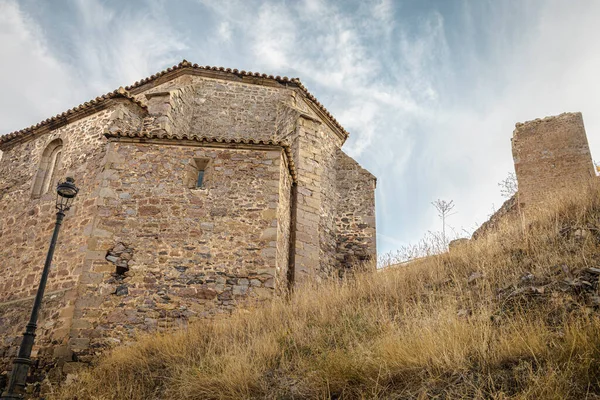 Trasmoz Εκκλησία Στη Σαραγόσα Επαρχία Της Αραγονίας Στην Ισπανία — Φωτογραφία Αρχείου