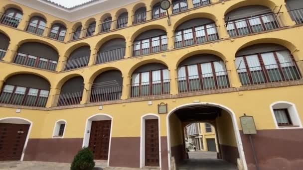 Таразона Іспанське Місто Належить Провінції Сарагоса — стокове відео