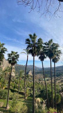 El Castell de Guadalest, Alicante, İspanya 'dan görüntüler. İspanyol Akdeniz kıyısındaki kasaba
