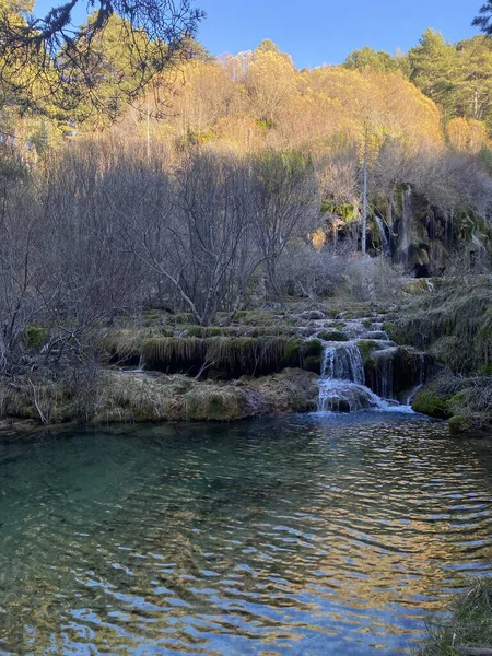 Source Rivière Cuervo Dans Province Cuenca Castille Manche Espagne — Photo