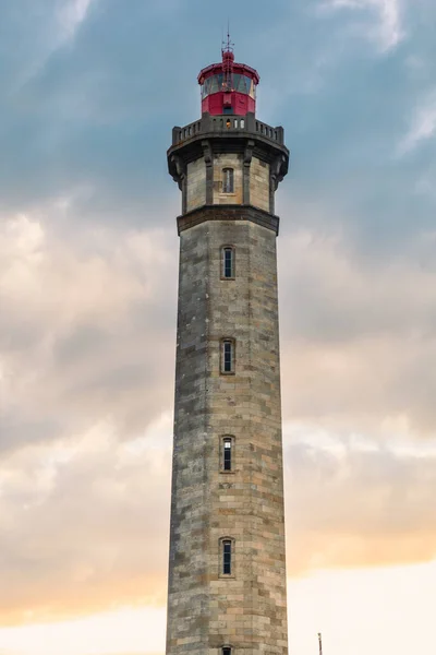 Whales Lighthouse Phare Des Baleines Western Tip France — Stock Photo, Image