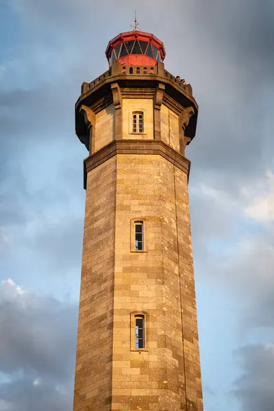 Whales Lighthouse Phare Des Baleines Western Tip France — Stock Photo, Image