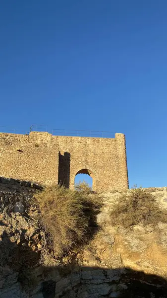 Die Burg Pearroya Ist Eine Festung Der Gemeinde Argamasilla Alba — Stockfoto