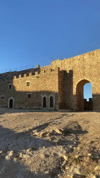 Pearroya Castle Een Vesting Gemeente Argamasilla Alba Castilla Mancha Spanje — Stockfoto