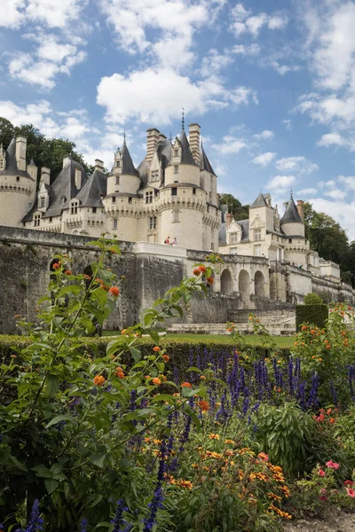 Castelo Usa Bela Adormecida Fica Vale Loire França — Fotografia de Stock