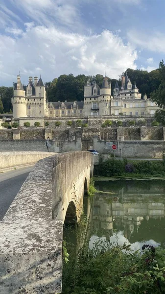 Śpiąca Królewna Zamek Rigny Uss Dolinie Loary Francja — Zdjęcie stockowe