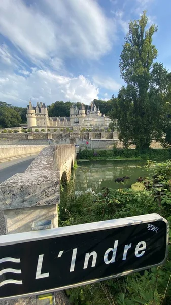 Castelo Beleza Adormecida Rigny Uss Vale Loire França — Fotografia de Stock