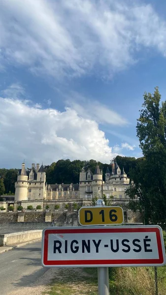 Castelo Beleza Adormecida Rigny Uss Vale Loire França — Fotografia de Stock