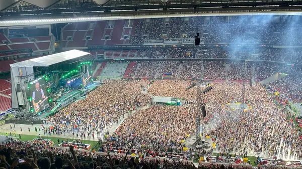 Madrid, Espaa; 17 Haziran 2024: Bruce Springsteen Madrid 'i Sallıyor: Civitas Metropolitano Stadyumu' ndaki heyecan verici konser
