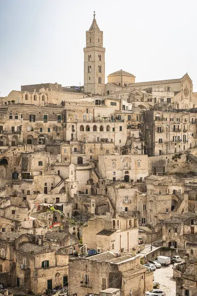 Belvedere di San Pietro Barisano 'dan Sassi di Matera' nın çarpıcı manzarası