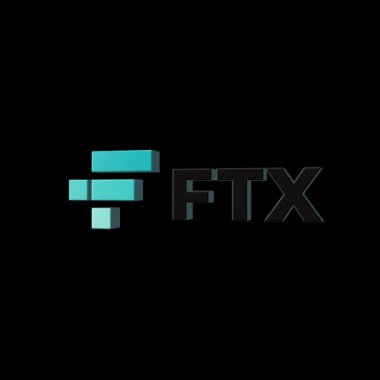 Logo FTX Kripto Para Birimi Şeffaf Arkaplanda Animasyon Dönüşü, 1920x1080 boyut, Alfa Chanel, Çerçeve hızı 30fps