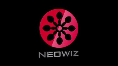 Logo Neowiz Kripto Para Birimi Şeffaf Arkaplanda Animasyon, 1920x1080 boyut, Alfa Chanel, Çerçeve oranı 30fps