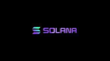 Logo Solana Kripto Para Birimi Şeffaf Arkaplanda Animasyon, 1920x1080 boyut, Alfa Chanel, Çerçeve oranı 30fps
