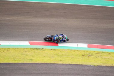 MotoGP 2022 . Franco Morbidelli (21) . Monster Energy Yamaha Team. at Pertamina Mandalika International Circuit Indonesia. (Editorial Release). Captured: 16 February 2022. location: Kuta, Central Lombok, West Nusa Tenggara, Indonesia. clipart