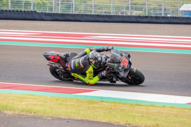 MotoGP 2022 . Marco Bezzecchi (72) . Mooney VR46 Yarış Takımı. Pertamina Mandalika Uluslararası Pist Endonezya 'da. (Editör Yayınları) Yakalanan: 16 Şubat 2022 Kuta, Central Lombok, Batı Nusa Tenggara, Endonezya. 