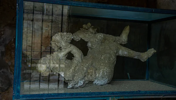 Pompeii Italy a site visited by many tourists where much evidence has been well preserved