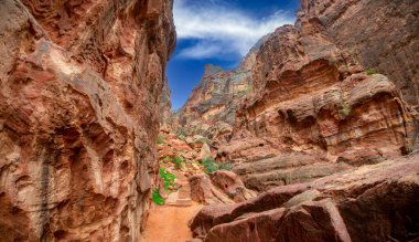 Petra JORDAN etkileyici mimari ve tarihsel öneminin yanı sıra UNESCO Dünya Mirası olarak statüsü. Petra, tarih ve mimariyle ilgilenen herkes için bir ziyaret yeridir. .