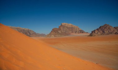 Kızıl Mars, Wadi Rum Çölü 'ndeki manzara gibi, Jordan, bu gerçek dışı mekan birçok bilim kurgu filminde kullanıldı.