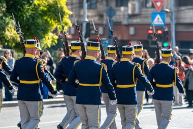 26 Ekim 2024 Bükreş-Romanya - Milli Savunma Bakanlığı tarafından düzenlenen Askeri Geçit - 80 Yıl Tarihi 