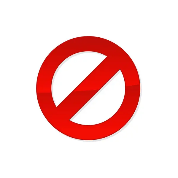 Stop Sign Stop Icon Vector Stop Illustration Red Warning Symbol — Stock Vector