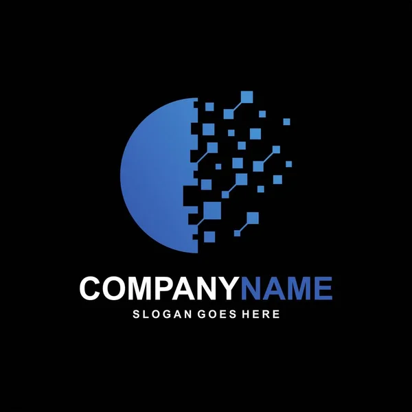 Circle Tech şirketinin logo şablonu