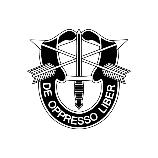 Emblema Las Fuerzas Especiales Del Ejército Gráficos Vectoriales