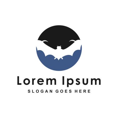 yarasa vektör simgesi tasarım şablonu