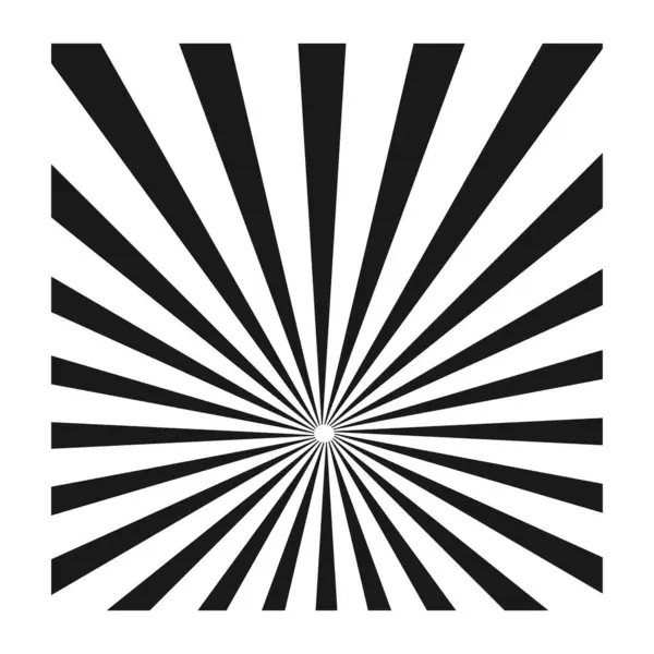 Siyah ve beyaz güneş patlaması deseni. Vektör illüstrasyonu, güneş patlaması vektörü, güneş patlaması retro, klasik güneş patlaması