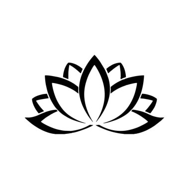 Lotus lüks logo şablonu