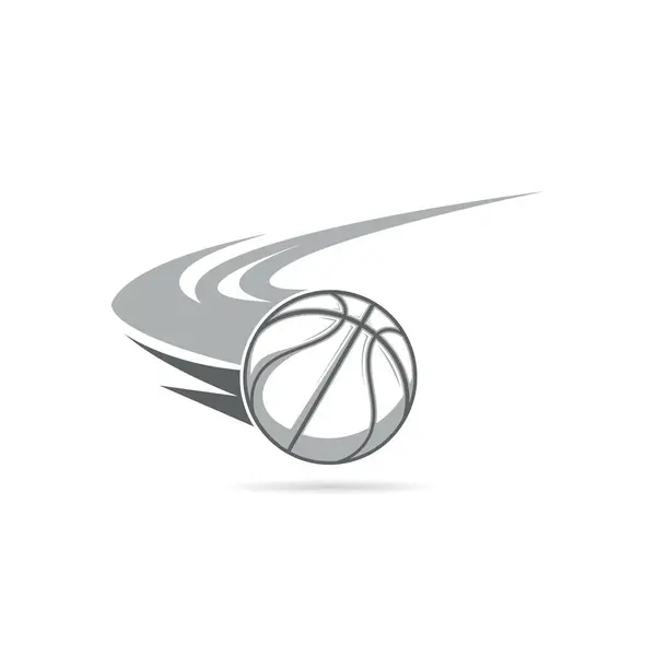 Swoosh tasarımlı basketbol logosu