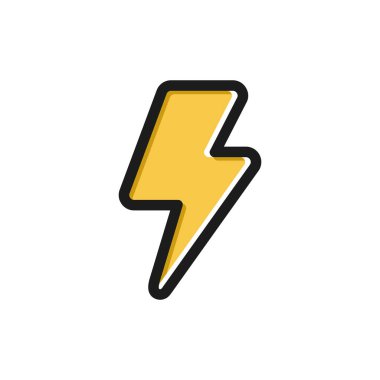 Düz Gök Gürültüsü ve Şimşek Şimşeği Flash sembolü