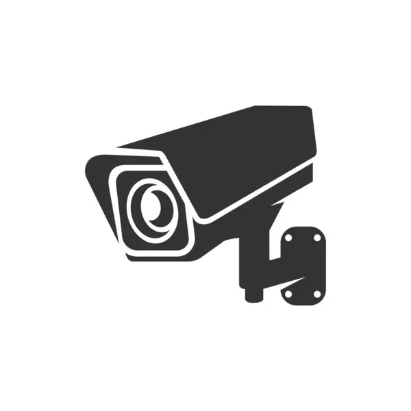 Güvenlik kamerası vektörü, güvenlik kamerası, kapalı devre televizyon işareti.