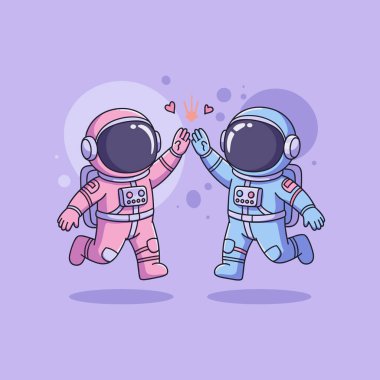 Sevimli Astronotlar Uzayda Çak Beşlik