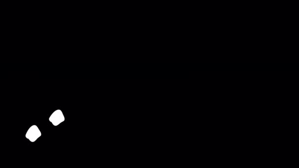 Zzz Значок Сну Анімаційне Мультиплікаційне Слово Концепція Сну Петельна Анімація — стокове відео