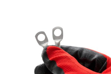 Ağır elektrik kablosu için bağlantı terminali halkası, kes