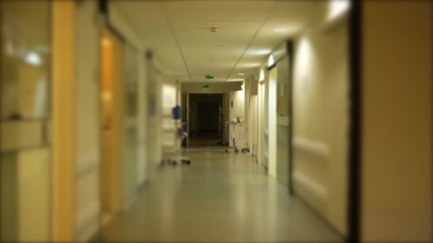 Genel Modern Hastane Koridoru Boş — Stok video