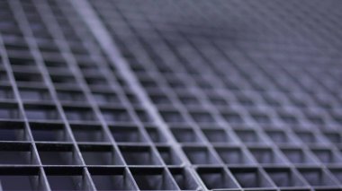 Güvenlik kapısı metal yüzey, metalik kareler ve çizgiler